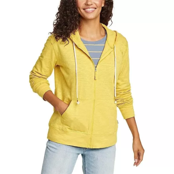 imageEddie Bauer Womens Legend Wash Slub FullZip HoodieBright Yellow