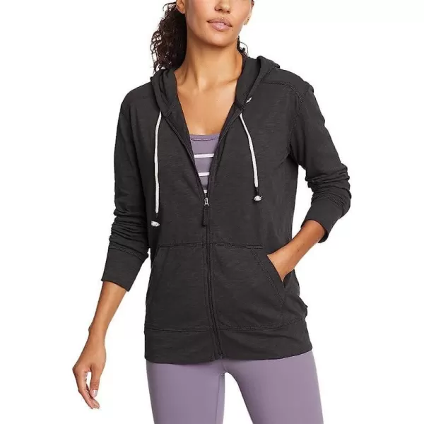 imageEddie Bauer Womens Legend Wash Slub FullZip HoodieCarbon