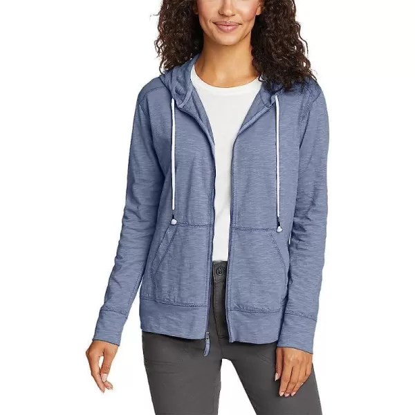 imageEddie Bauer Womens Legend Wash Slub FullZip HoodieDusty Blue