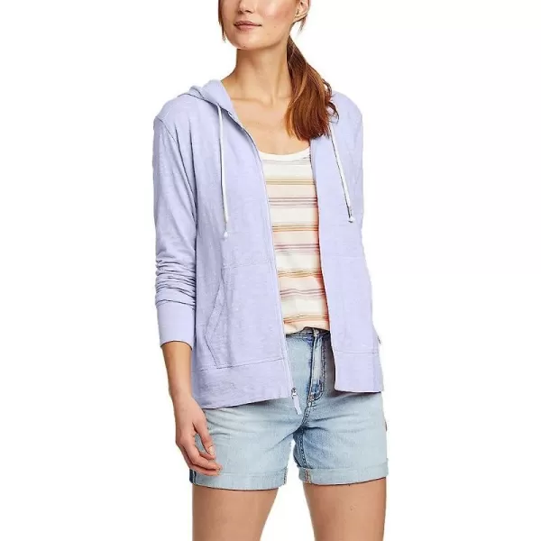 imageEddie Bauer Womens Legend Wash Slub FullZip HoodiePeriwinkle