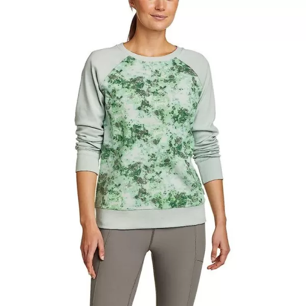 imageEddie Bauer Womens Legend Wash Sweatershirt  Tie DyeCeladon