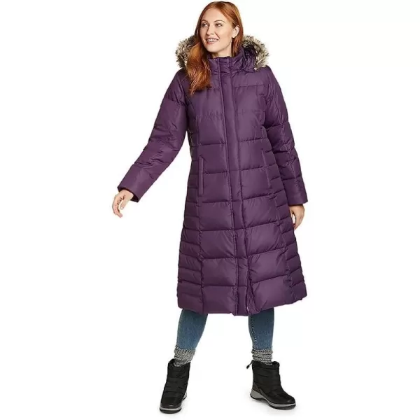 imageEddie Bauer Womens Lodge Down Duffle CoatPetite Deep Eggplant
