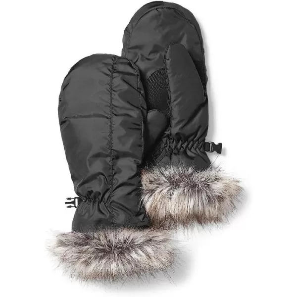 imageEddie Bauer Womens Lodge Down MittensBlack Smoke