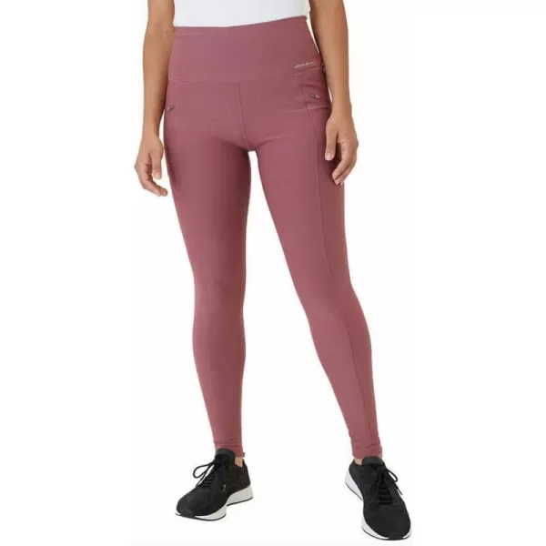 imageEddie Bauer Womens Midweight High Rise Trail Tight LeggingsDark Dusty Rose