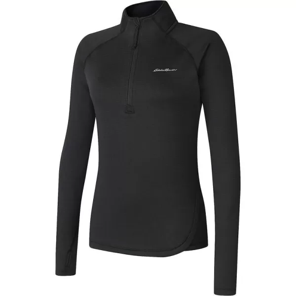 imageEddie Bauer Womens Mini Grid Half Zip JacketBlack