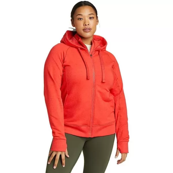 imageEddie Bauer Womens Motion Cozy Camp FullZip SweatshirtPetite Coral