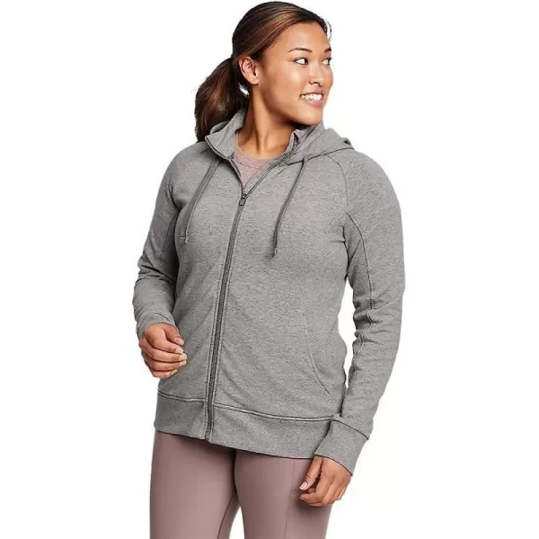 imageEddie Bauer Womens Motion Cozy Camp FullZip SweatshirtRegular Heather Gray