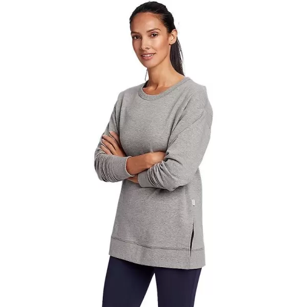 imageEddie Bauer Womens Motion Cozy Camp LongSleeve TunicPetite Heather Gray