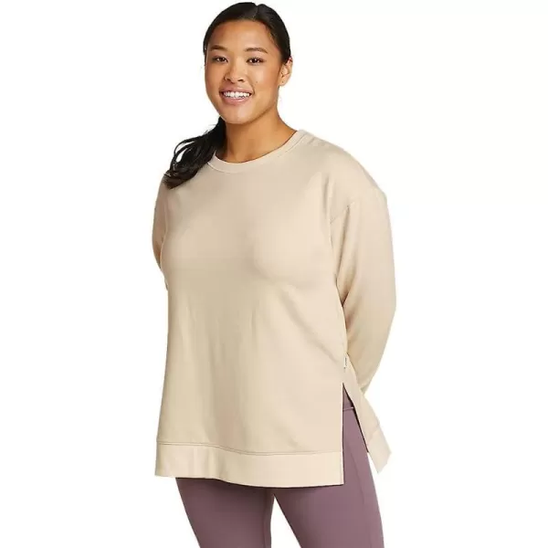 imageEddie Bauer Womens Motion Cozy Camp LongSleeve TunicRegular Ecru