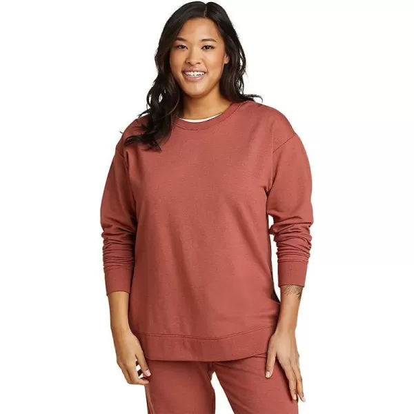 imageEddie Bauer Womens Motion Cozy Camp LongSleeve TunicRegular Maroon