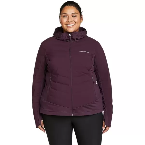 imageEddie Bauer Womens MotionLoft Hybrid Down JacketPlus Deep Eggplant