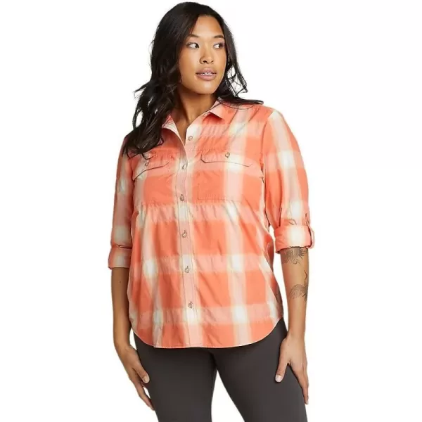 imageEddie Bauer Womens Mountain LongSleeve ShirtRegular Blush