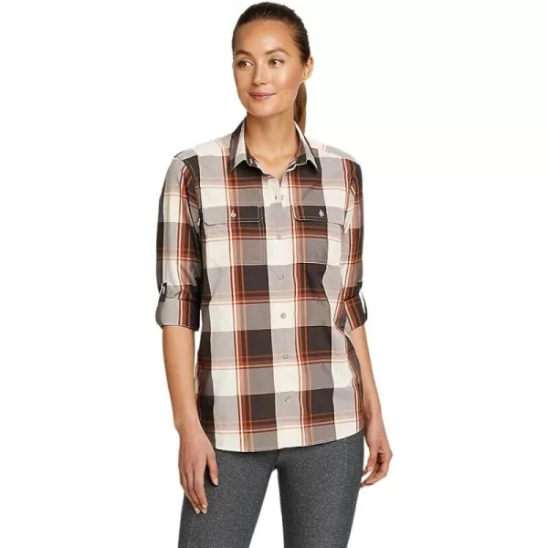 imageEddie Bauer Womens Mountain LongSleeve ShirtRegular Toast