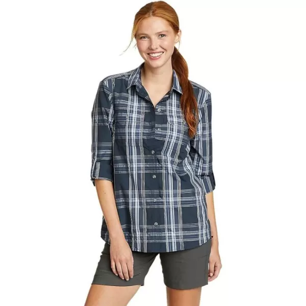 imageEddie Bauer Womens Mountain LongSleeve ShirtTall Twilight