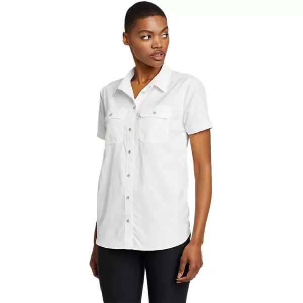 imageEddie Bauer Womens Mountain Ripstop ShortSleeve ShirtRegular White