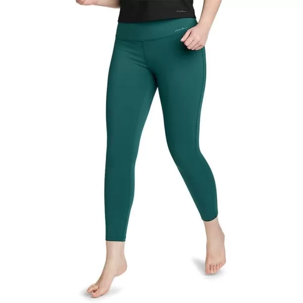 imageEddie Bauer Womens Movement Lux HighRise CaprisRegular Dk Evergreen