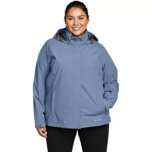 imageEddie Bauer Womens Packable Rainfoil JacketPlus Blue Haze Recycled