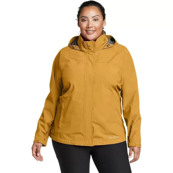 imageEddie Bauer Womens Packable Rainfoil JacketPlus Butterscotch Recycled