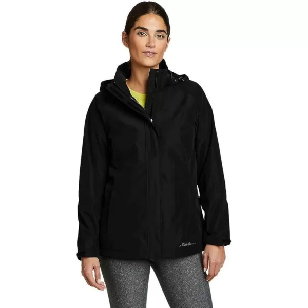 imageEddie Bauer Womens Packable Rainfoil JacketRegular Black