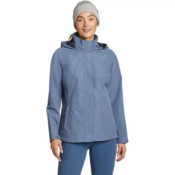 imageEddie Bauer Womens Packable Rainfoil JacketRegular Blue Haze Recycled