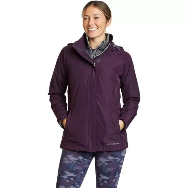 imageEddie Bauer Womens Packable Rainfoil JacketRegular Deep Eggplant