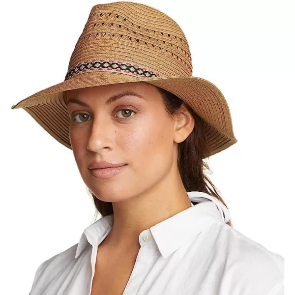 imageEddie Bauer Womens Panama Packable Straw HatKhaki