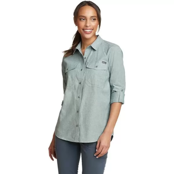 imageEddie Bauer Womens Pro Creek LongSleeve ShirtDk Seafoam
