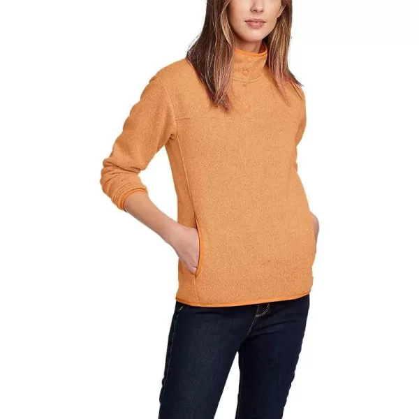 imageEddie Bauer Womens Radiator Fleece 20 Snap MockTangelo