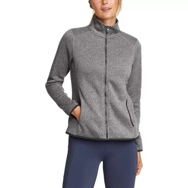 imageEddie Bauer Womens Radiator Fleece FullZip MockGray