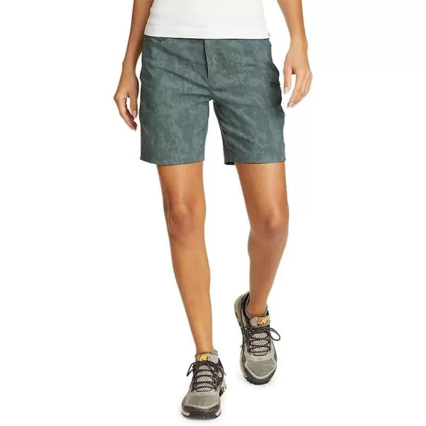 imageEddie Bauer Womens Rainier Shorts  Camo Print Pine 8 Hiking ShortsEddie Bauer Womens Rainier Shorts  Camo Print Pine 8 Hiking Shorts