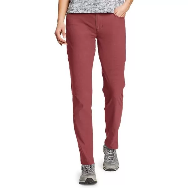 imageEddie Bauer Womens Rainier Slim Straight PantsDusty Red