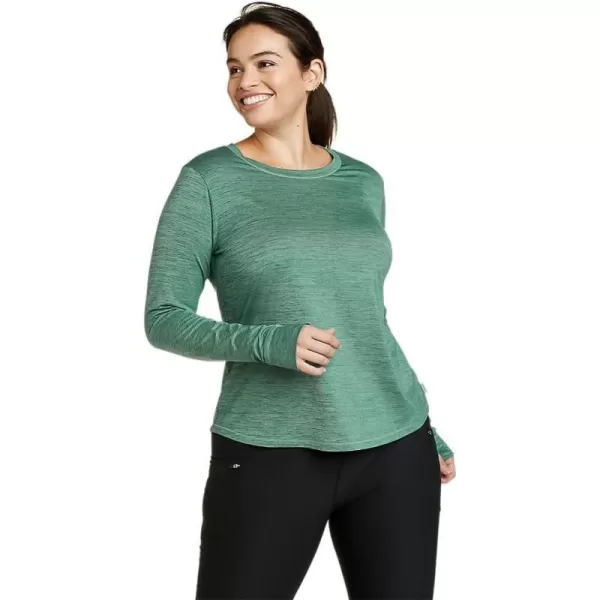 imageEddie Bauer Womens Resolution LongSleeve TShirtDk Evergreen
