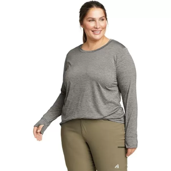 imageEddie Bauer Womens Resolution LongSleeve TShirtPlus Dark Smoke