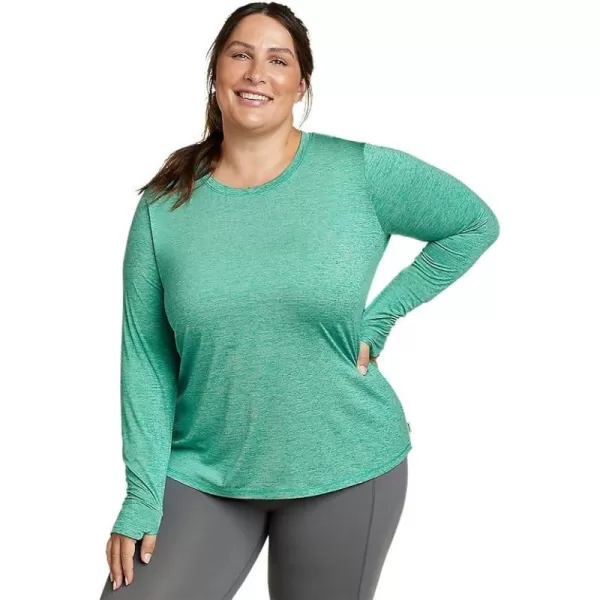 imageEddie Bauer Womens Resolution LongSleeve TShirtPlus Lt Green