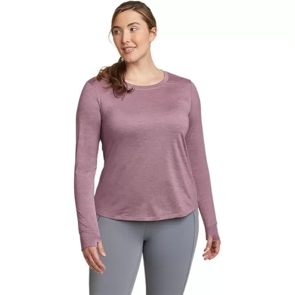 imageEddie Bauer Womens Resolution LongSleeve TShirtRegular Dusty Iris