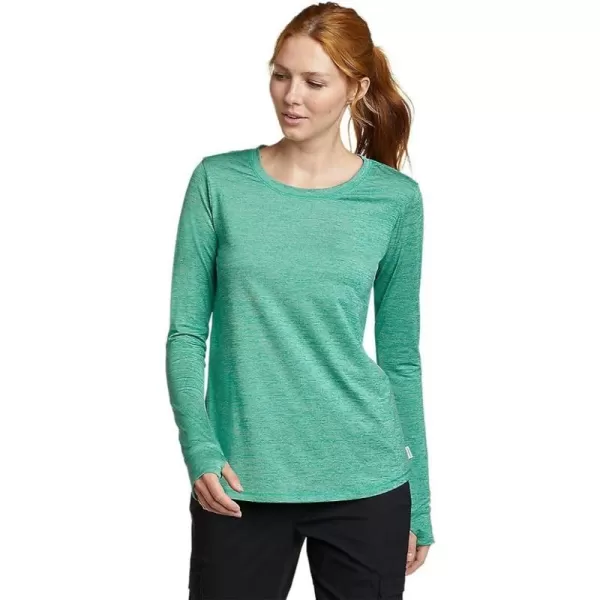 imageEddie Bauer Womens Resolution LongSleeve TShirtTall Lt Green