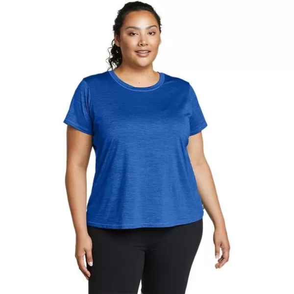 imageEddie Bauer Womens Resolution ShortSleeve TShirtBrilliant Blue