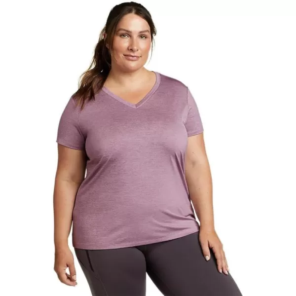 imageEddie Bauer Womens Resolution ShortSleeve VNeck TShirtPlus Dusty Iris