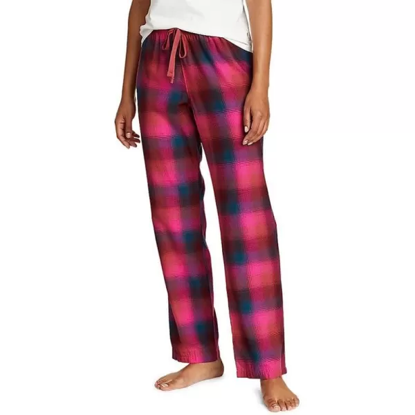 imageEddie Bauer Womens Stines Favorite Flannel Sleep PantsPetite Lava
