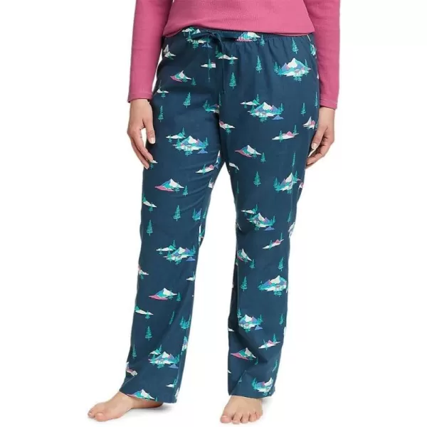 imageEddie Bauer Womens Stines Favorite Flannel Sleep PantsPetite Meadow
