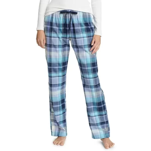 imageEddie Bauer Womens Stines Favorite Flannel Sleep PantsPetite Slate Blue