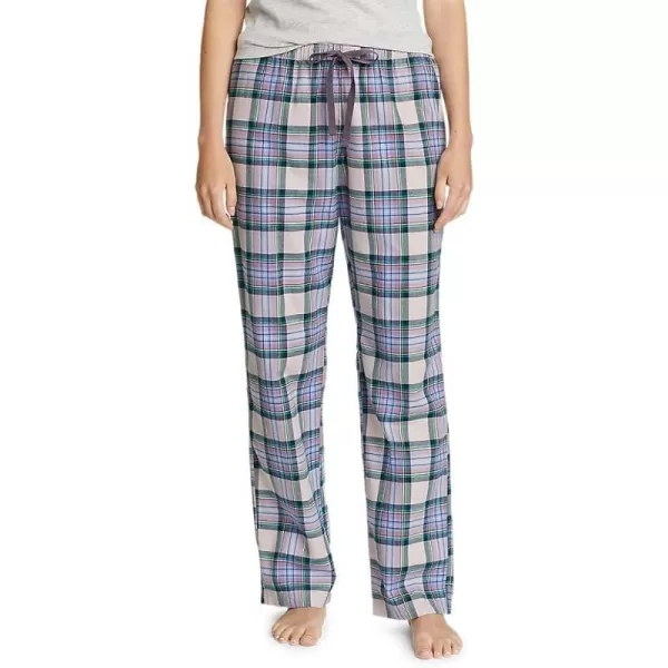 imageEddie Bauer Womens Stines Favorite Flannel Sleep PantsRegular Deep Lilac