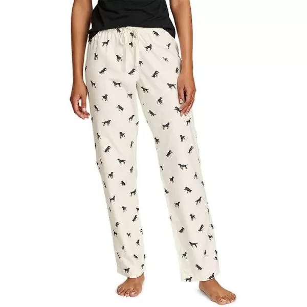 imageEddie Bauer Womens Stines Favorite Flannel Sleep PantsRegular Ivory