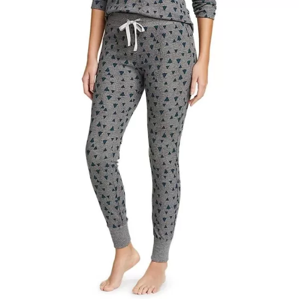 imageEddie Bauer Womens Stines Favorite Waffle Sleep PantsPetite Frost Gray