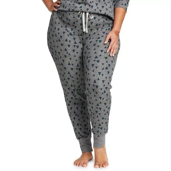 imageEddie Bauer Womens Stines Favorite Waffle Sleep PantsPlus Frost Gray