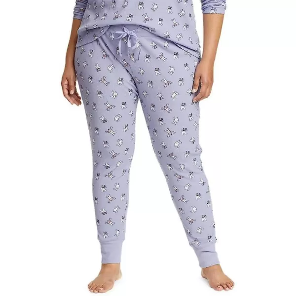 imageEddie Bauer Womens Stines Favorite Waffle Sleep PantsPlus Hyacinth