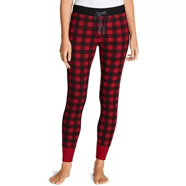 imageEddie Bauer Womens Stines Favorite Waffle Sleep PantsRegular Scarlet