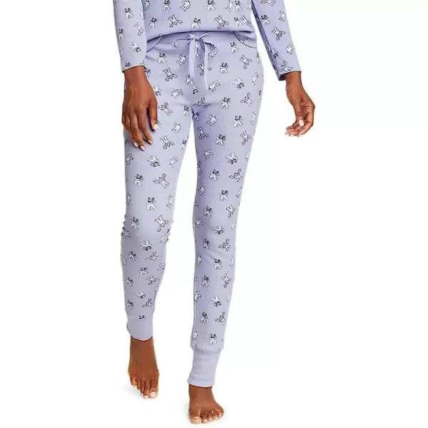 imageEddie Bauer Womens Stines Favorite Waffle Sleep PantsTall Hyacinth
