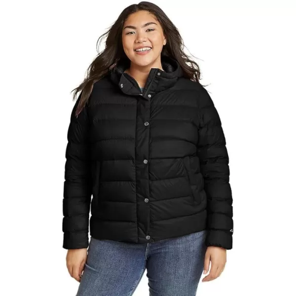 imageEddie Bauer Womens StratusTherm Hooded Down JacketPlus Black