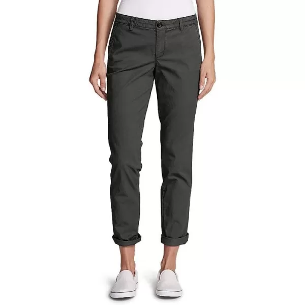 imageEddie Bauer Womens Stretch Legend Wash Pants  BoyfriendRegular Carbon